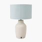Kai Duck Egg Textured Tall Ceramic Table Lamp