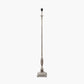 Canterbury Antique Silver Metal Floor Lamp Base