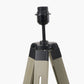 Windsor Sage Green Wooden Tripod Floor Lamp Base