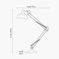 Alonzo Brass Metal Task Floor Lamp