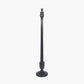Captiva Antique Black Mango Wood Floor Lamp Base