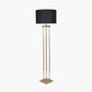 Langston Satin Brass Metal Column Floor Lamp Base