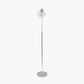 Chaplin Concrete and Brushed Chrome Floor Lamp