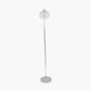 Chaplin Concrete and Brushed Chrome Floor Lamp