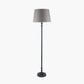 Rhode Matt Black Stick Metal Floor Lamp Base