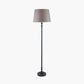 Rhode Matt Black Stick Metal Floor Lamp Base