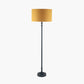Rhode Matt Black Stick Metal Floor Lamp Base