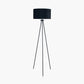 Houston Matt Black Metal Tripod Floor Lamp