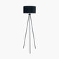 Houston Matt Black Metal Tripod Floor Lamp
