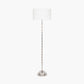 Almas Silver Metal Floor Lamp Base