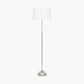 Almas Silver Metal Floor Lamp Base
