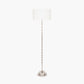 Almas Silver Metal Floor Lamp Base