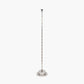 Almas Silver Metal Floor Lamp Base