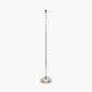 Almas Silver Metal Floor Lamp Base