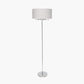 Plaza Silver 5 Light Metal Floor Lamp
