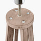 Whitby Grey Wash Wood Tapered 4 Post Floor Lamp Base