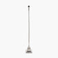 Claudius Nickel Metal Stick Floor Lamp Base with Harry 40cm Black Cotton Mix Cylinder Lampshade