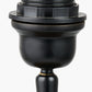 Marin Black Wood Tall Neck Floor Lamp Base