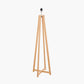 Whitby Natural Wood Tapered 4 Post Floor Lamp Base