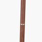 Gianni Brushed Silver and Wood Effect Floor Lamp