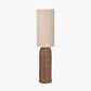 Andros Brown Woven Seagrass Floor Lamp