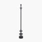 Emilio Matt Black Candlestick Floor Lamp Base