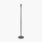 Piero Antique Bronze Metal Candlestick Floor Lamp Base