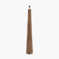 Esha Natural Conical Wood Floor Lamp Base