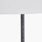 Vala Graphite Metal Textured Effect Ball Floor Lamp
