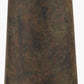 Arbor Verdi Gris Metal Conical Floor Lamp Base with Lino 45cm Black Self Lined Linen Cylinder Lampshade