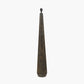 Arbor Verdi Gris Metal Conical Floor Lamp Base with Lino 45cm White Self Lined Linen Cylinder Lampshade