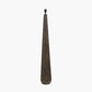 Arbor Verdi Gris Metal Conical Floor Lamp Base with Lino 45cm White Self Lined Linen Cylinder Lampshade