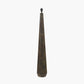 Arbor Verdi Gris Metal Conical Floor Lamp Base with Lino 45cm White Self Lined Linen Cylinder Lampshade