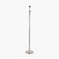 Salvatore Antique Silver Metal Floor Lamp Base