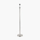 Salvatore Antique Silver Metal Floor Lamp Base