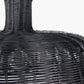 Caswell Black Rattan Dome Non Elec Pendant
