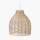 Caswell Natural Rattan Cloche Non Elec Pendant