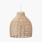 Caswell Natural Rattan Cloche Non Elec Pendant