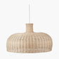 Caswell Natural Rattan Dome Non Elec Pendant
