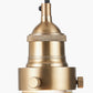 Lenox Conical Ribbed Glass with Antique Brass Fitting Elec Pendant