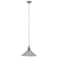 Macchiato Grey and Silver Metal Cafe Pendant