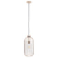 Dania French Gold Metal Wire Tall Pendant