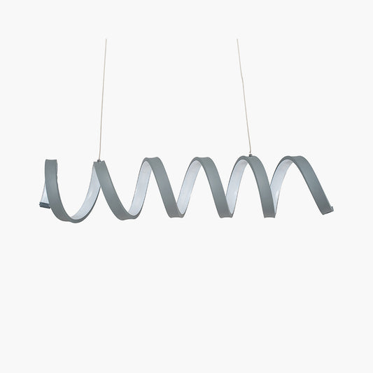 Solaris Grey Spiral Electrified Pendant