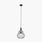 Dania Matt Black Metal Shaped Wire Pendant