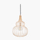 Dania French Gold Metal Wire Shaped Pendant