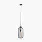 Dania Matt Black Metal Wire Tall Pendant
