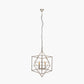 Sirius Antique Silver Metal Multi Arm Cube Pendant