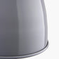 Piccolo Grey Metal Dome Pendant Shade Only