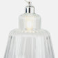 Porto Clear Optic Glass Tapered Pendant