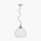Beja Organic Shape Clear Bubble Glass Pendant
